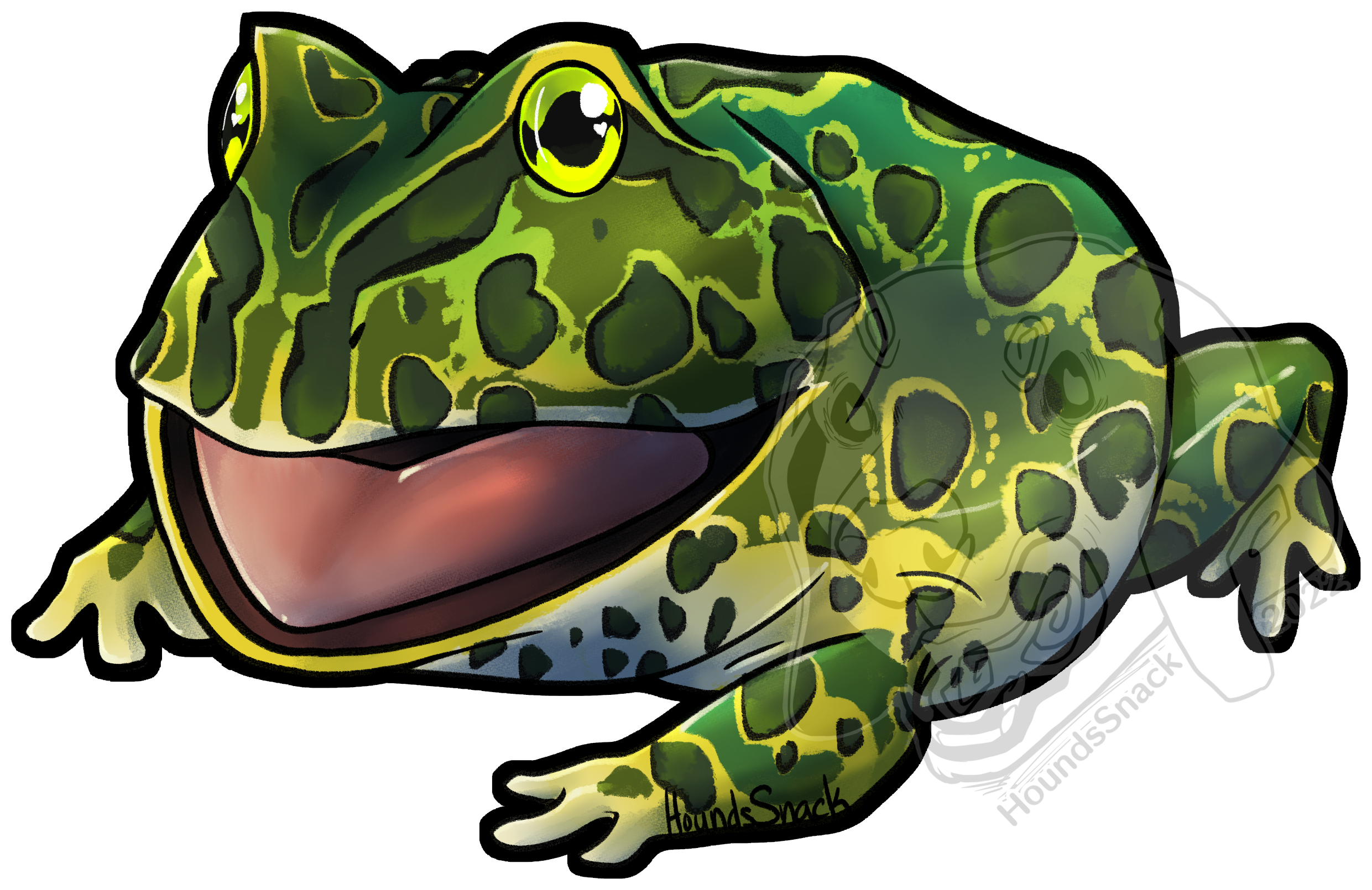 PacMan Frog artwork